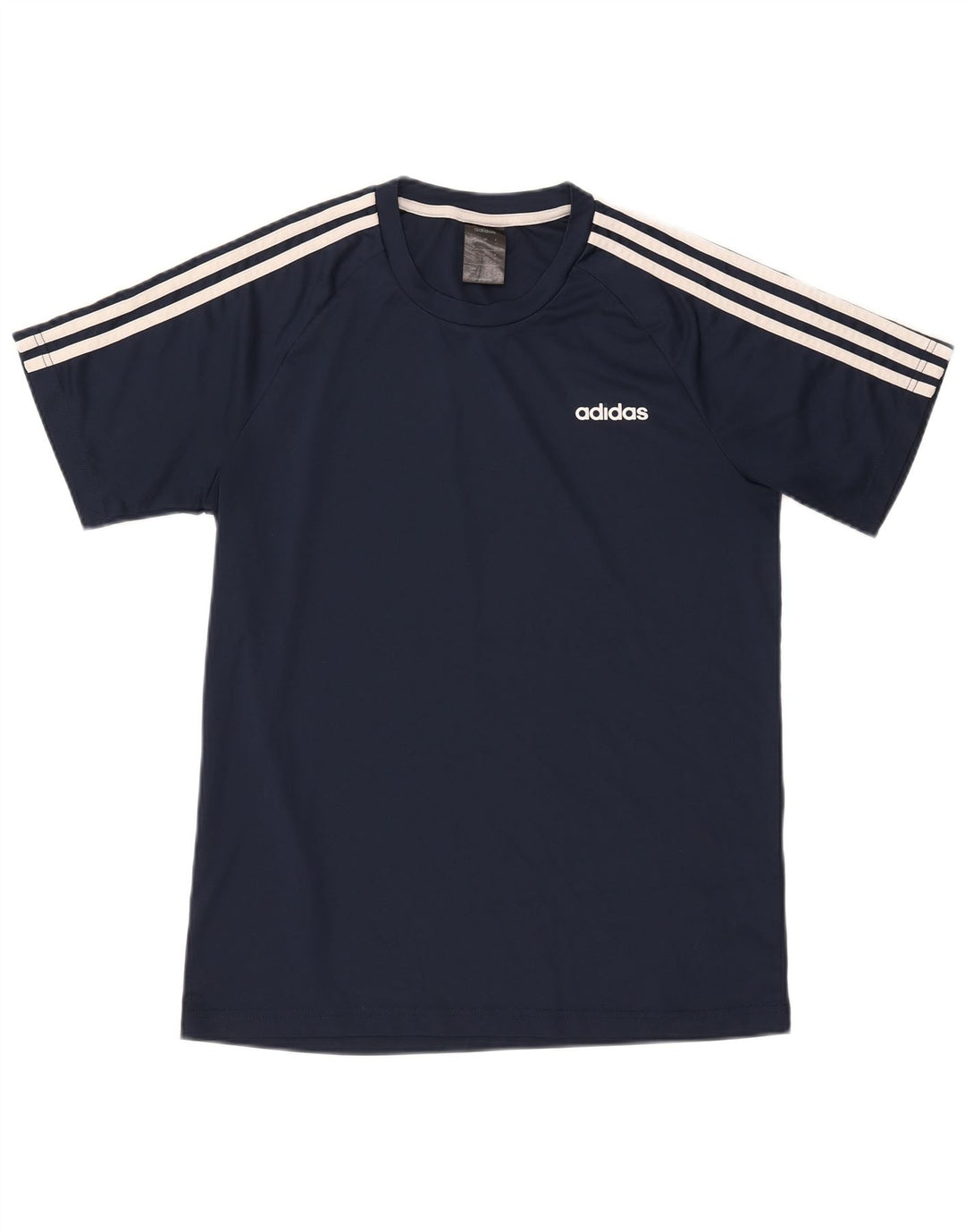 Camiseta Adidas Masculina Climalite Top Médio Azul Marinho Poliéster