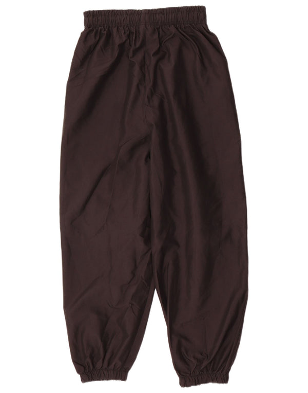 Calça de treino feminina Nike Joggers UK 10 pequena preta poliéster esportiva