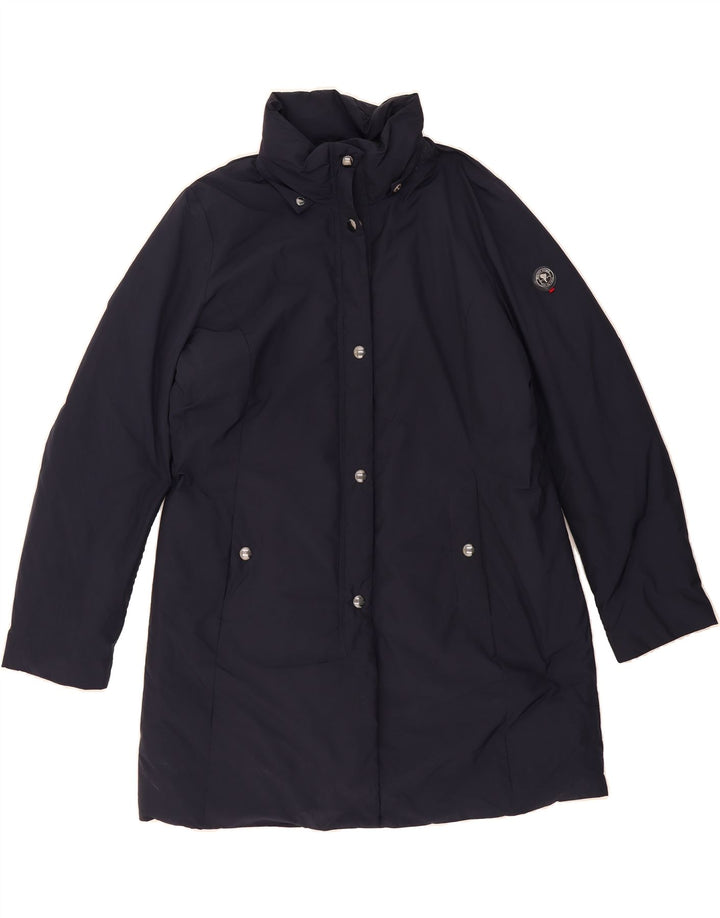 CAPE HORN Womens Padded Coat IT 52 2XL Navy Blue Polyester Vintage Cape Horn and Second-Hand Cape Horn from Messina Hembry 