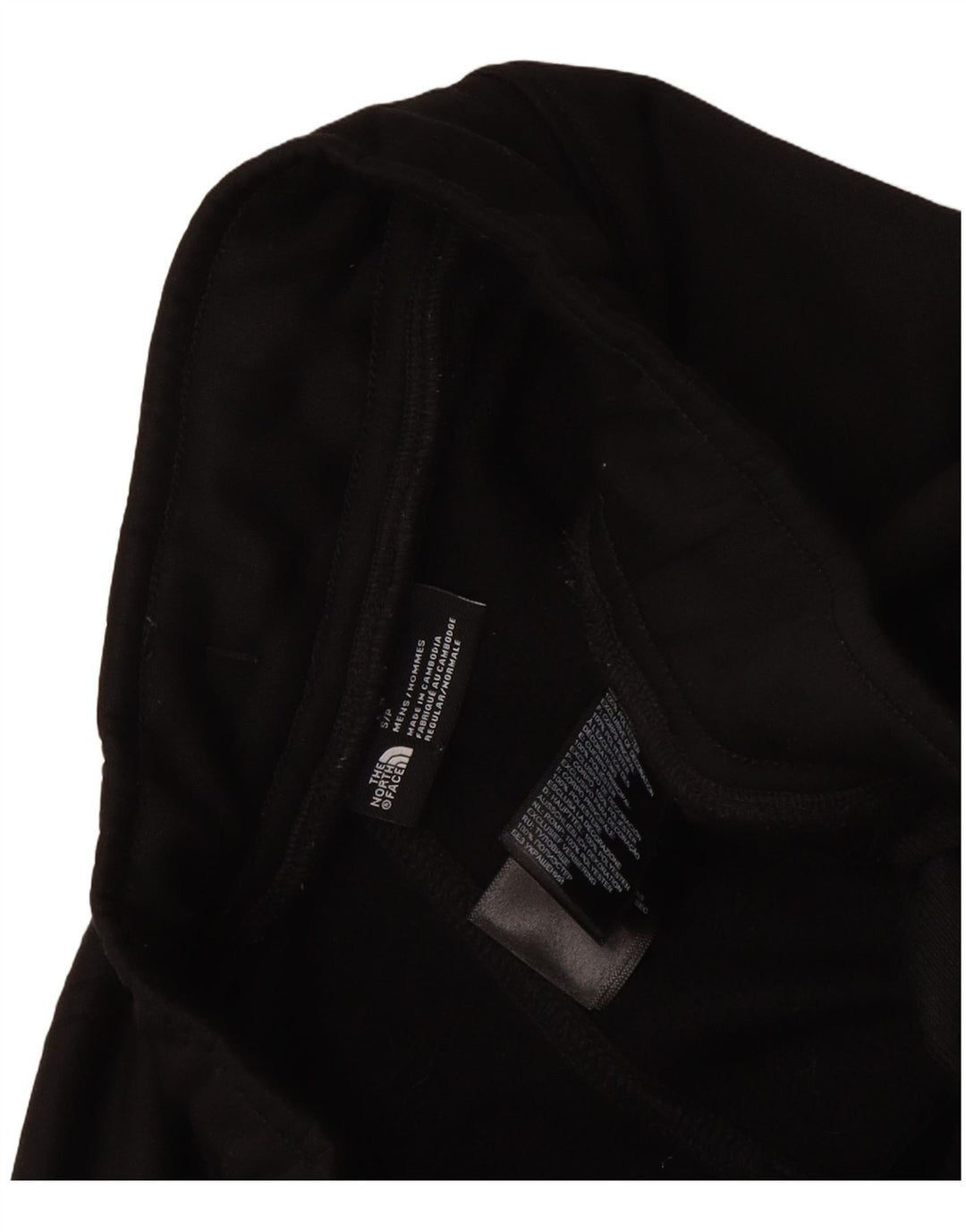 Calça esportiva masculina The North Face Cargo, pequena, preta, poliéster