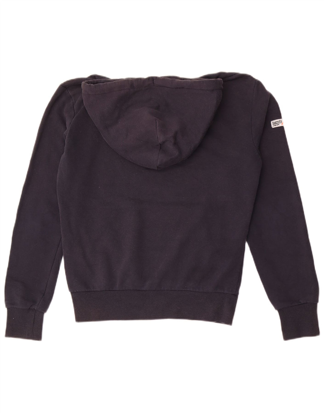 Suéter com capuz masculino Superdry pequeno algodão azul marinho
