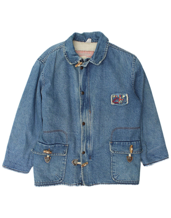 Jaqueta Casucci Boys Graphic Denim Sherpa 15-16 anos Azul
