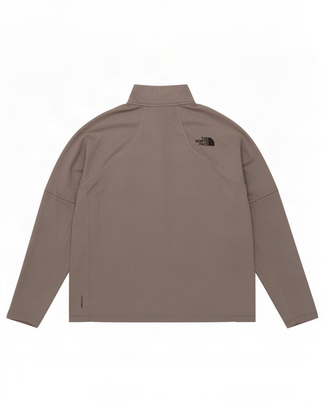 Pulôver masculino The North Face com zíper e gola em poliéster cinza grande