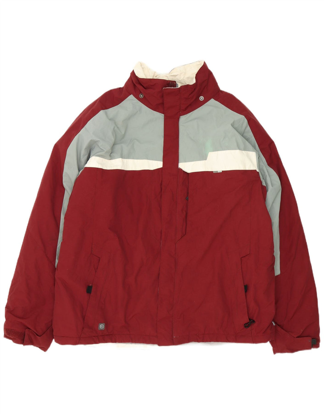 Jaqueta de esqui masculina Columbia UK 42 XL Borgonha Colourblock poliéster