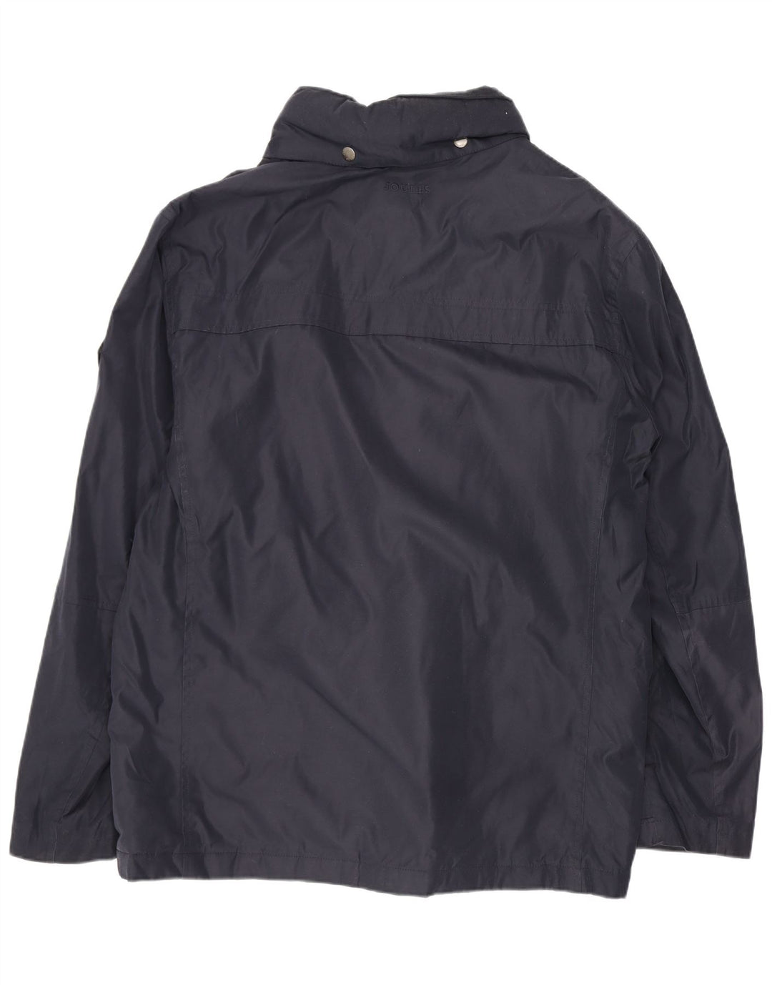 Jaqueta utilitária masculina Joules com capuz Reino Unido 40 grande poliéster azul marinho