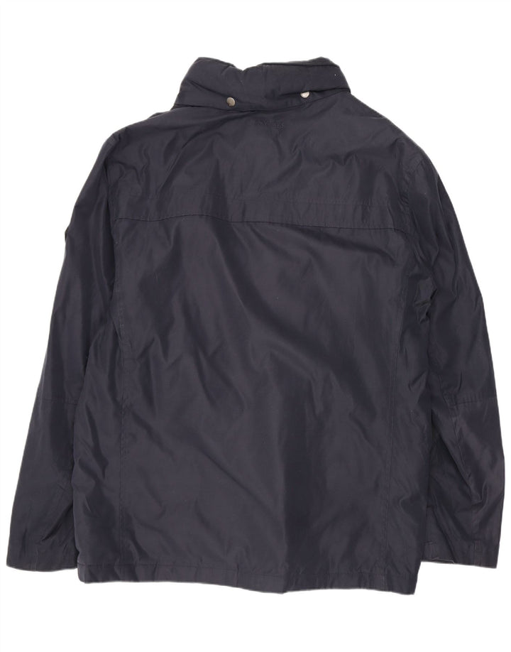 Jaqueta utilitária masculina Joules com capuz Reino Unido 40 grande poliéster azul marinho