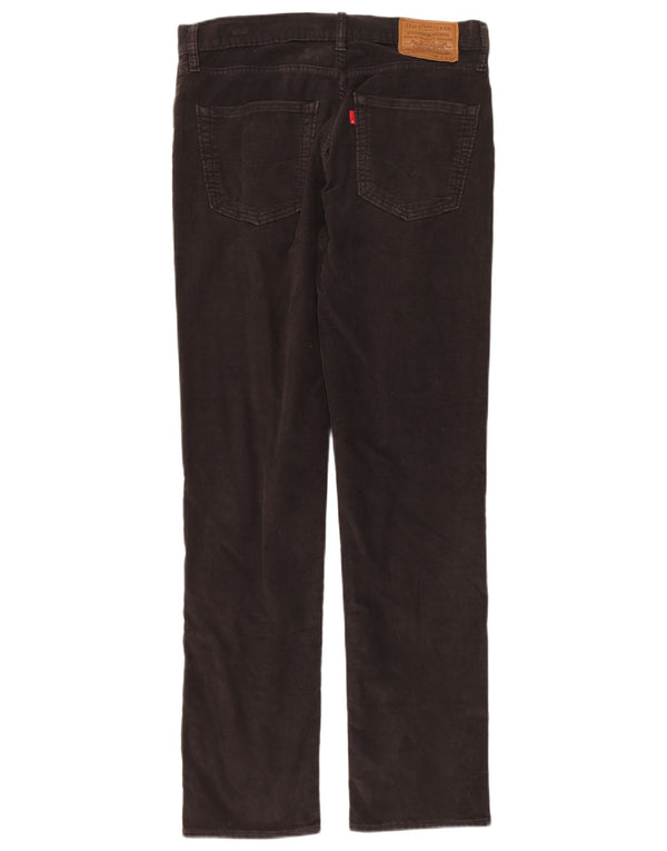 Calça Levi's Masculina 511 Slim Veludo W31 L32 Algodão Preto