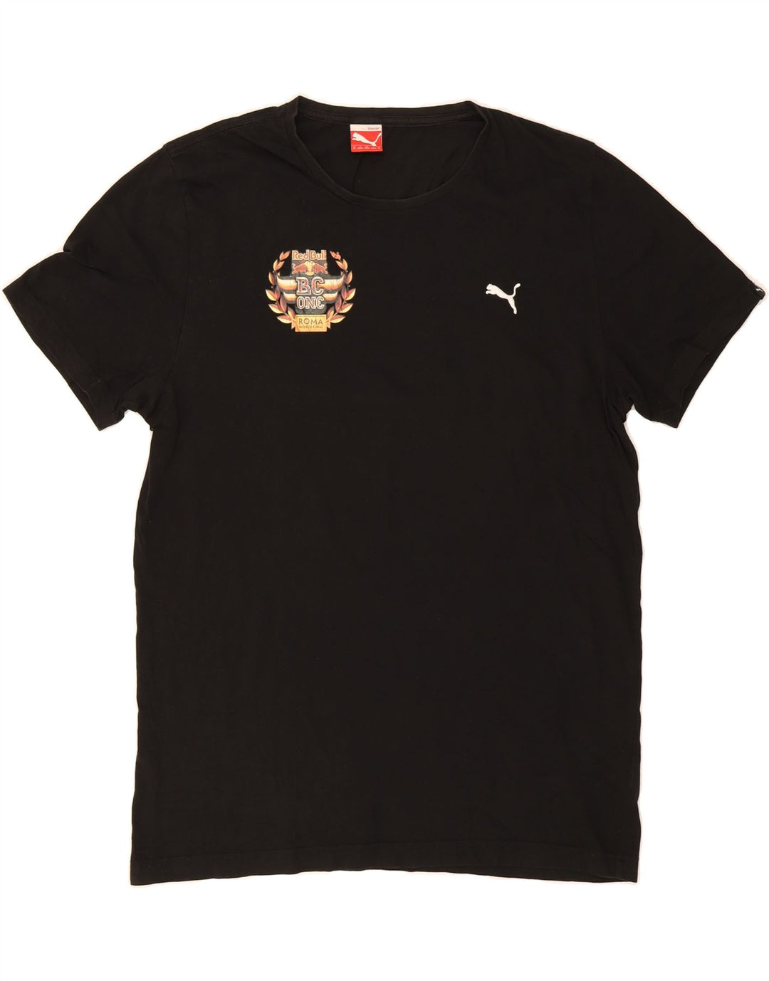 PUMA Mens T-Shirt Top XL Black Cotton Vintage Puma and Second-Hand Puma from Messina Hembry 
