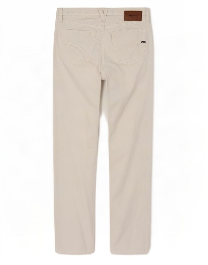 Gas Womens Slim Jeans W31 L34 Algodão Branco