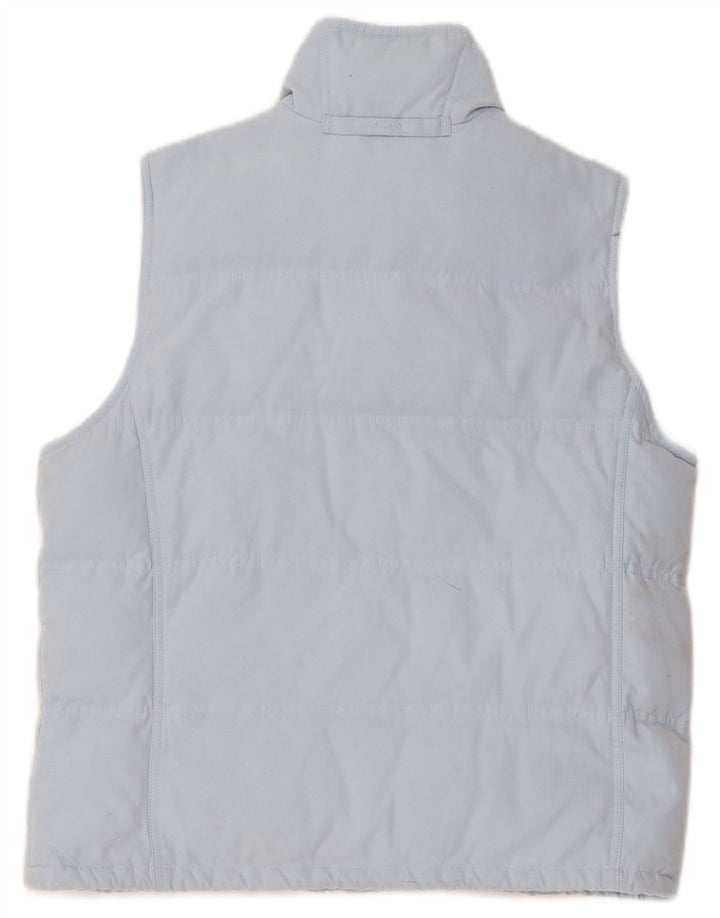 Colete acolchoado feminino Musto UK 14 grande poliéster azul
