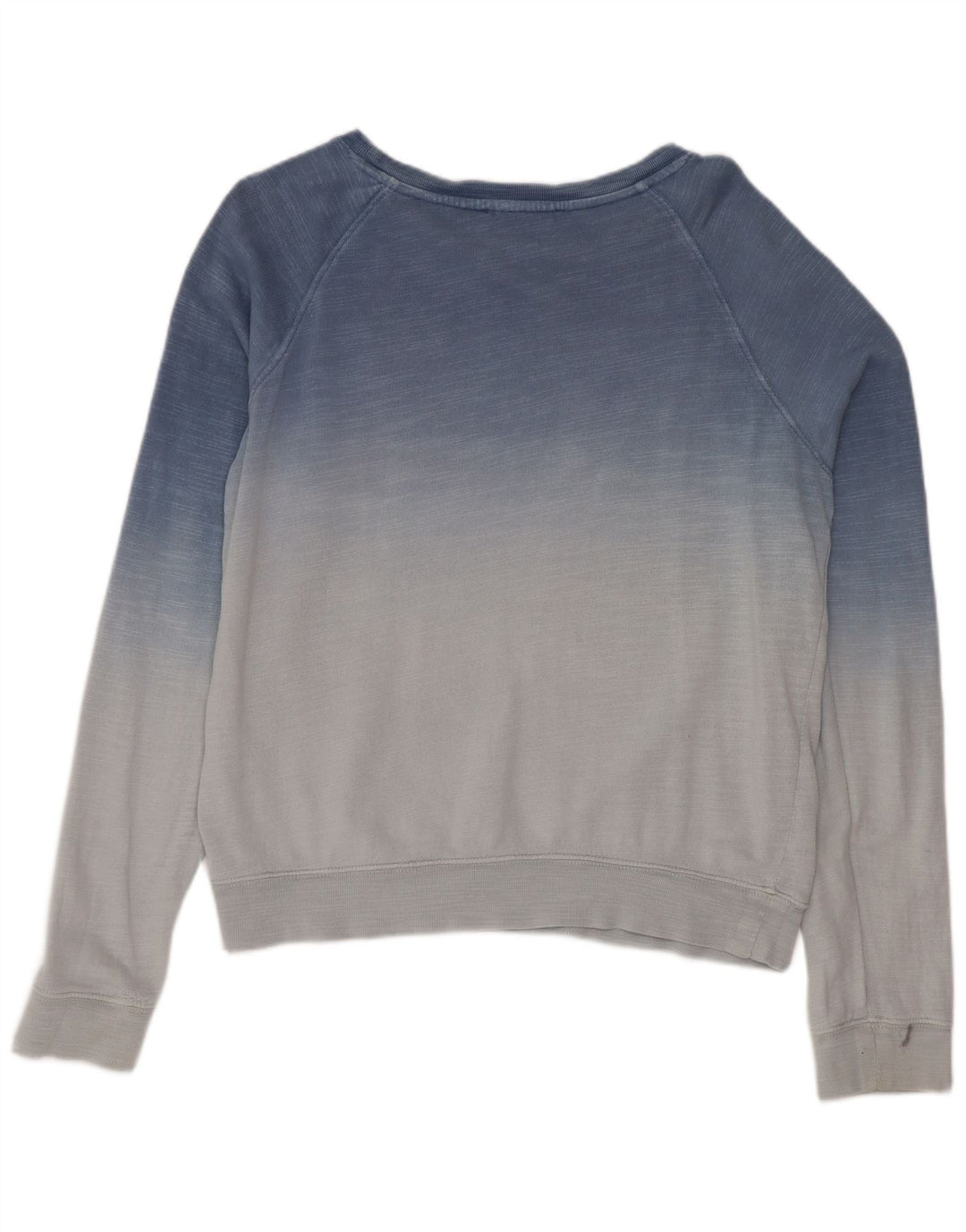Suéter feminino Marks & Spencer Reino Unido 10 pequeno tie-dye azul