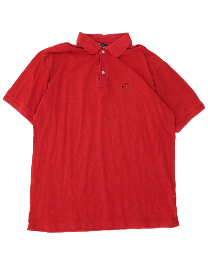 Camisa polo masculina KAPPA XL algodão vermelho