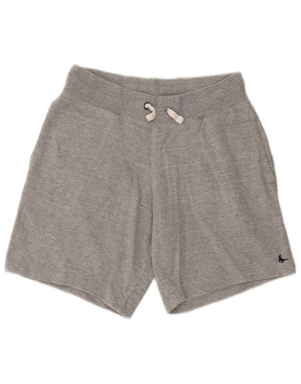 Shorts esportivos masculinos Jack Wills XS algodão manchado cinza