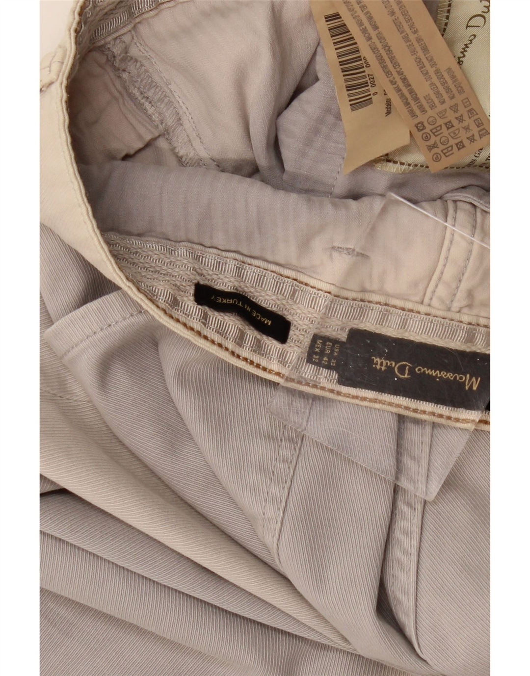 Calça casual reta masculina MASSIMO DUTTI UE 42 grande W32 L32 cinza