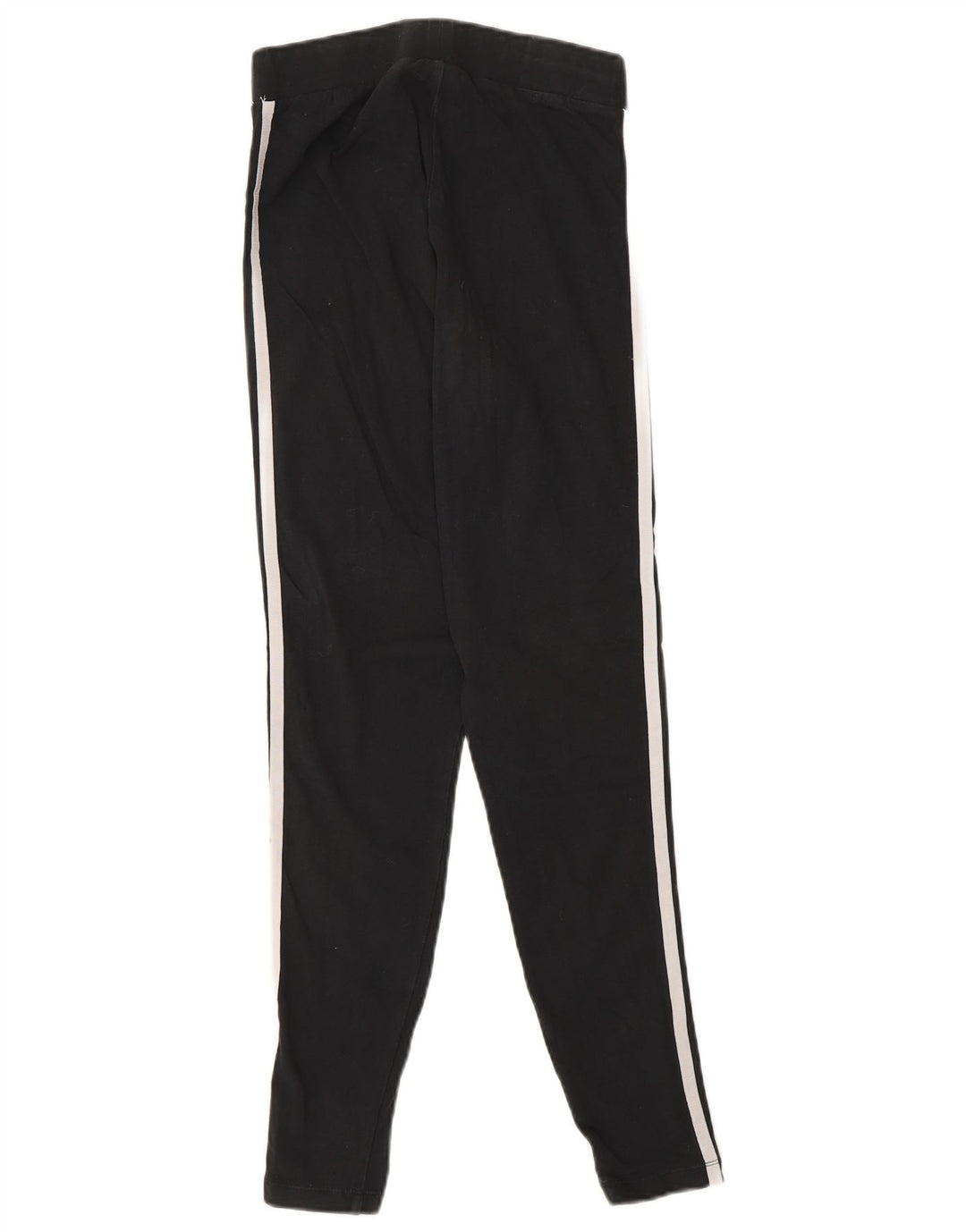 Leggings Adidas Femininas UK 10 Pequenas Algodão Preto
