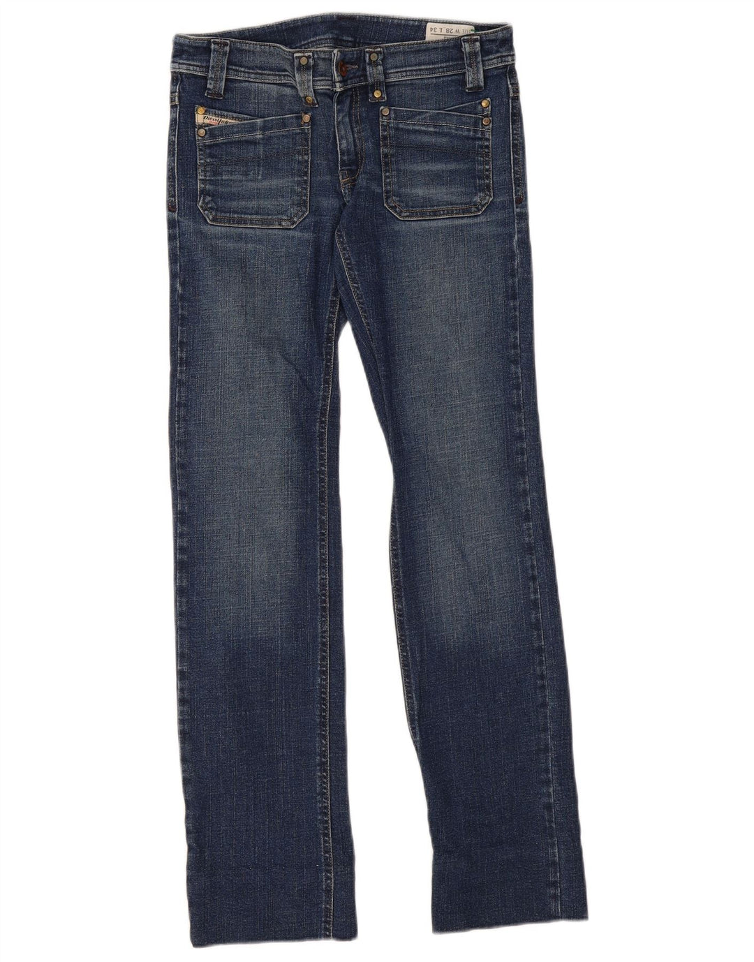 Diesel Feminino Keate Slim Jeans W28 L31 Azul Algodão