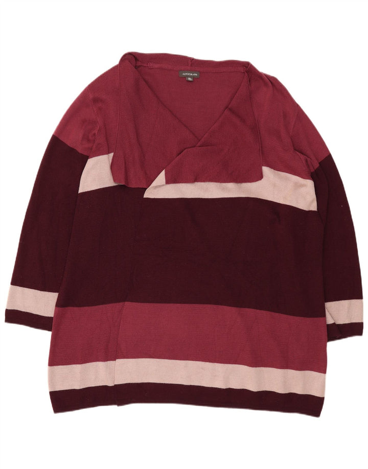 Suéter cardigã feminino Longline Marks & Spencer Reino Unido 18 XL multicolorido