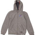 CHAMPION Boys Zip Hoodie Sweater 11-12 Years Large  Grey Cotton Vintage Champion and Second-Hand Champion from Messina Hembry 
