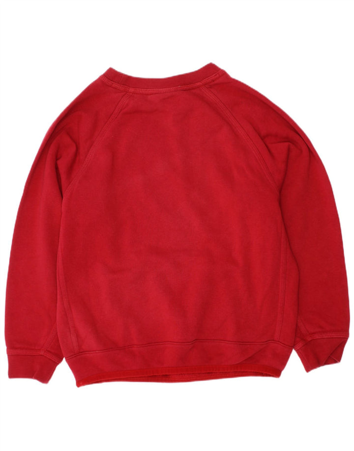 Moletom gráfico Nike Boys Jumper 7-8 anos XL vermelho algodão