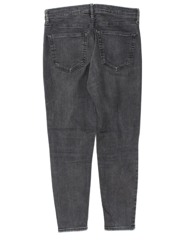 Topshop feminino Jamie Skinny Jeans W30 L28 algodão cinza