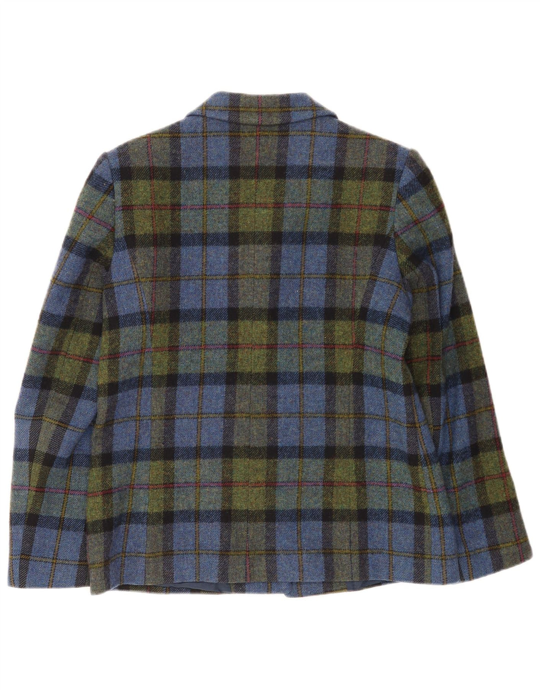 Jaqueta blazer feminina CLEMENT com 3 botões EU 38 xadrez médio multicolorido