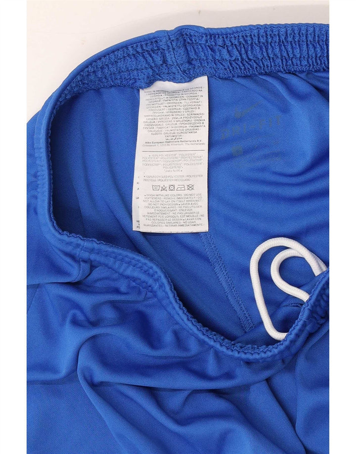 Shorts esportivos masculinos Adidas pequeno azul poliéster