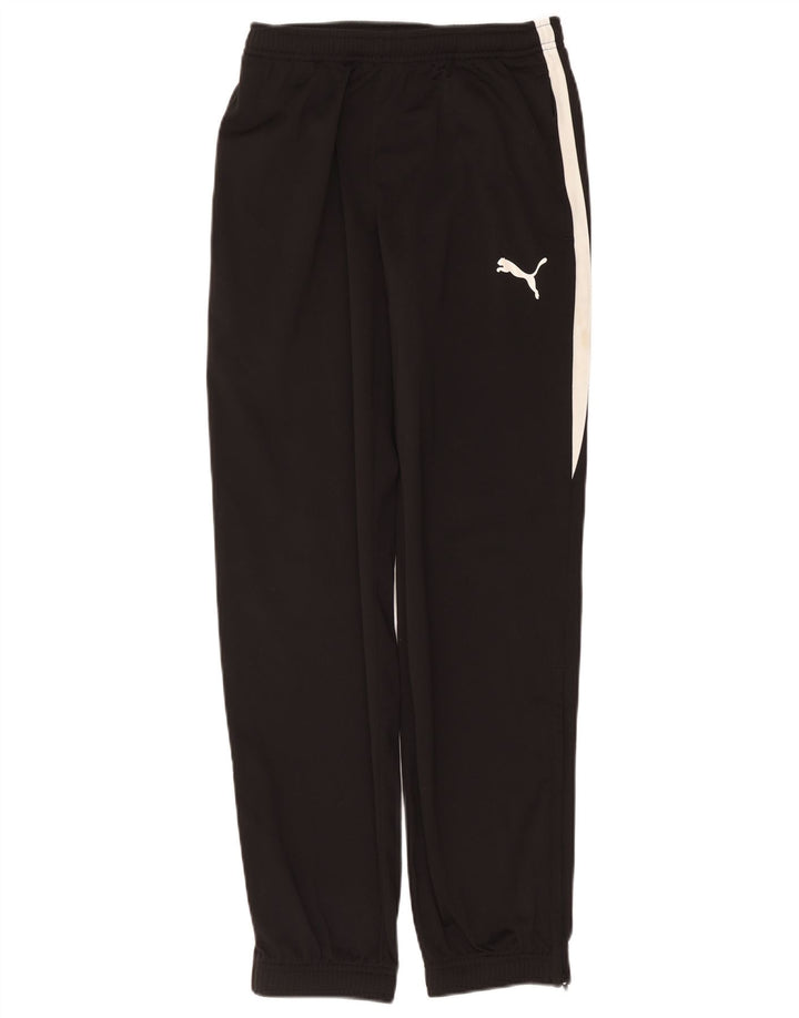 Calça de treino masculina Puma Joggers pequeno preto colorblock
