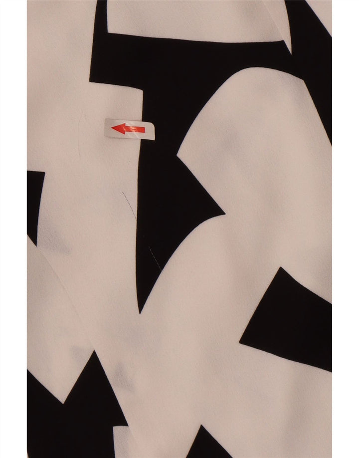 Jaqueta Marks & Spencer Autograph Blazer Feminina Reino Unido 18 XL Branco Geométrico