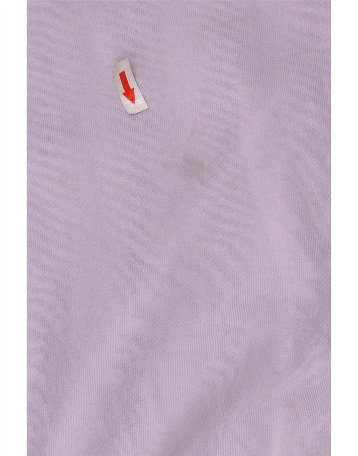 Nike masculino solto ajuste moletom jumper pequeno algodão roxo