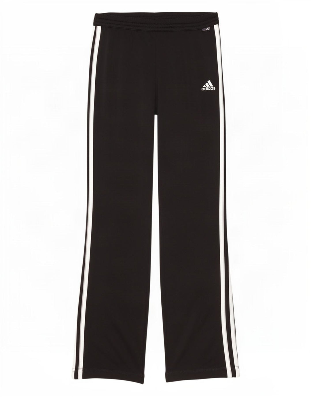 Calça de treino feminina Adidas UK 10 pequena poliéster preto