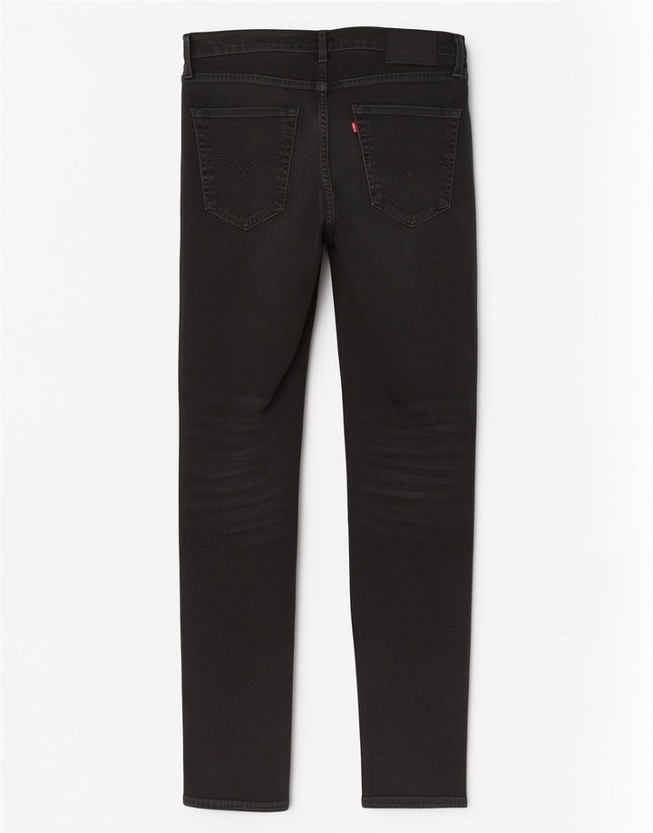 Jeans skinny masculino Levi's W36 L32 algodão preto