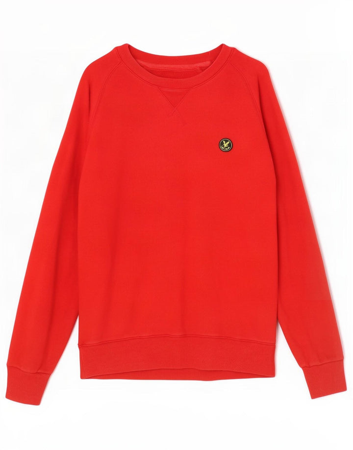 Lyle & Scott moletom masculino jumper XL algodão vermelho