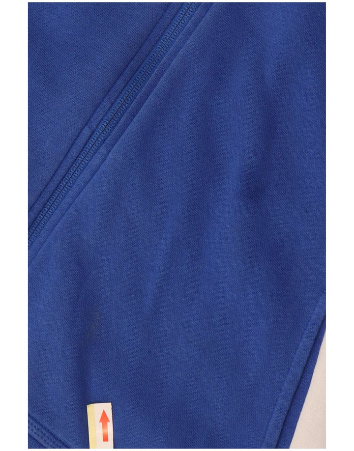 Suéter NIKE Boys Zip com capuz 13-14 anos XL azul colorblock algodão