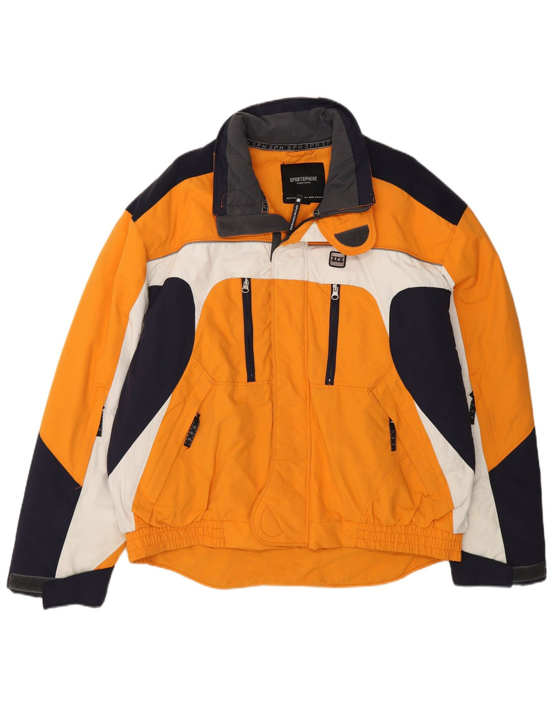 Jaqueta de esqui masculina Sportsphere IT 54 2XL laranja Colourblock Nylon