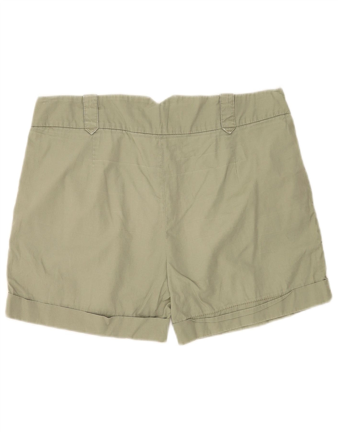 Zara Womens Pegged Chino Shorts Médio W28 Algodão Verde