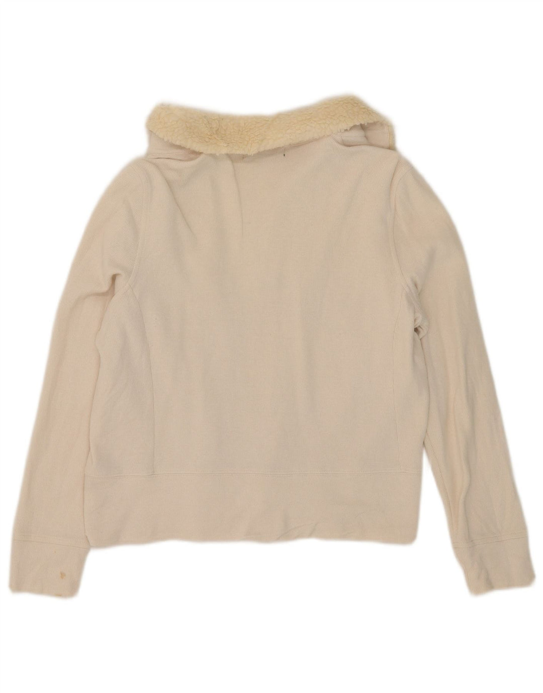 Ralph Lauren Suéter Cardigan Aberto Feminino Reino Unido 14 Médio Bege