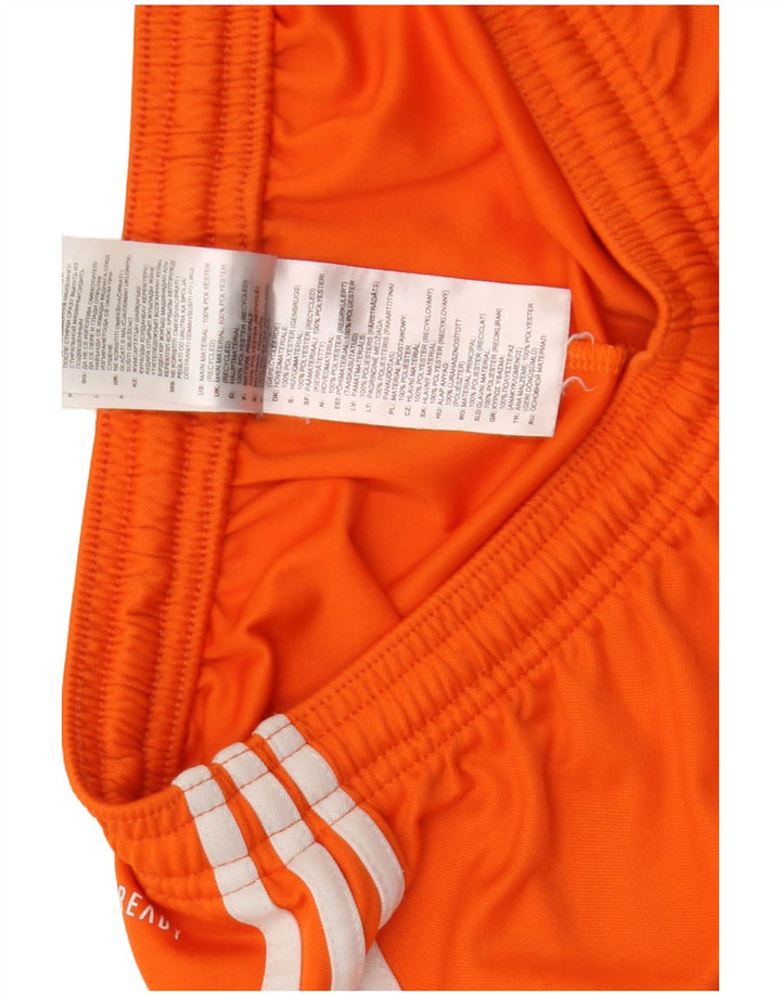 Adidas Mens Aeroready Sport Shorts Pequeno Laranja Poliéster