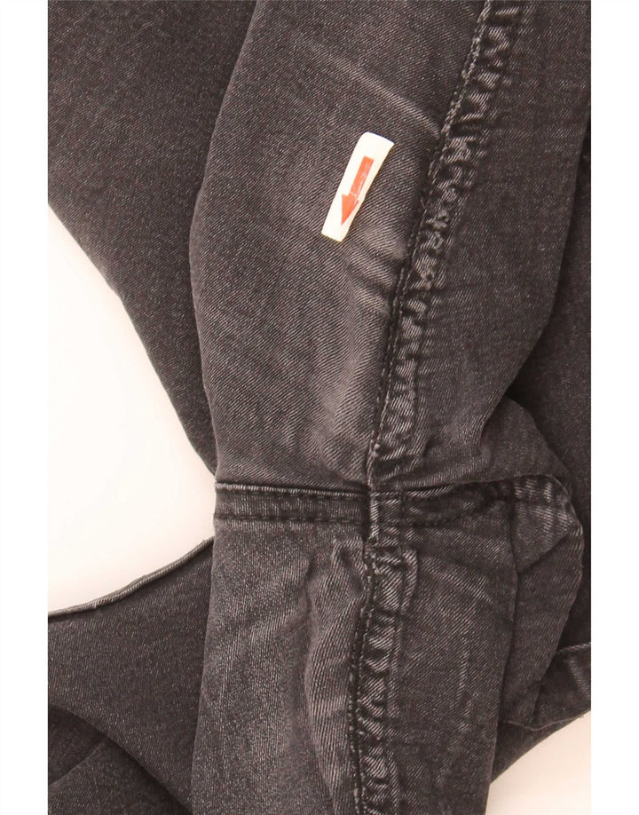 Calça jeans feminina Marks & Spencer UK 12 médio W29 L28 algodão preto