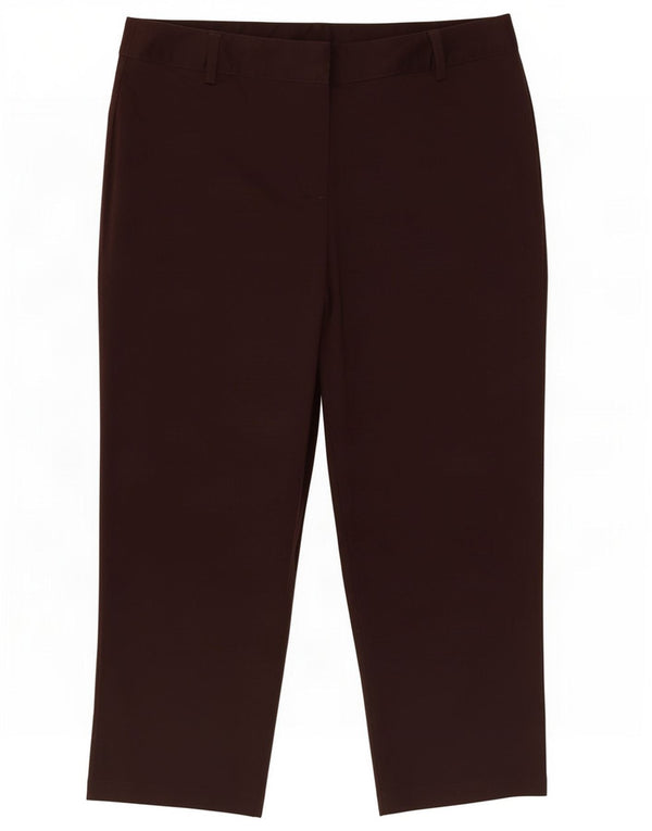 Calça capri feminina Marks & Spencer W32 L22 marrom