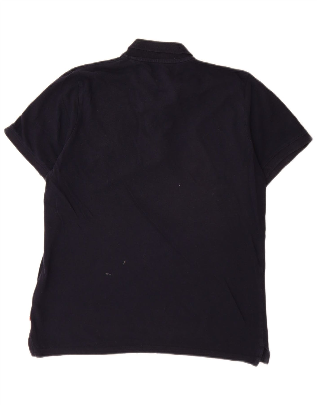 Camisa polo masculina Jack & Jones pequena algodão azul marinho