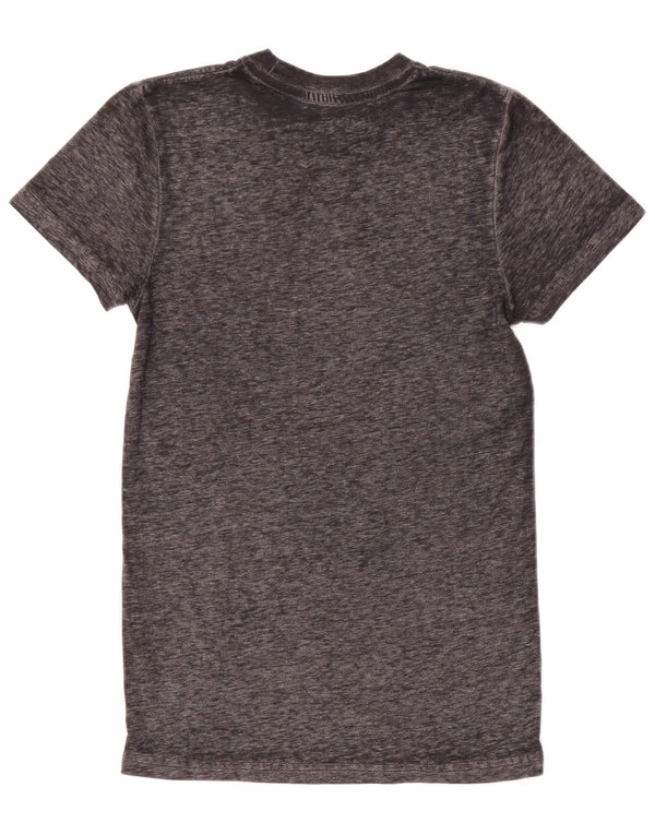Camiseta feminina Hard Rock Cafe London Graphic UK 6 XS cinza manchado