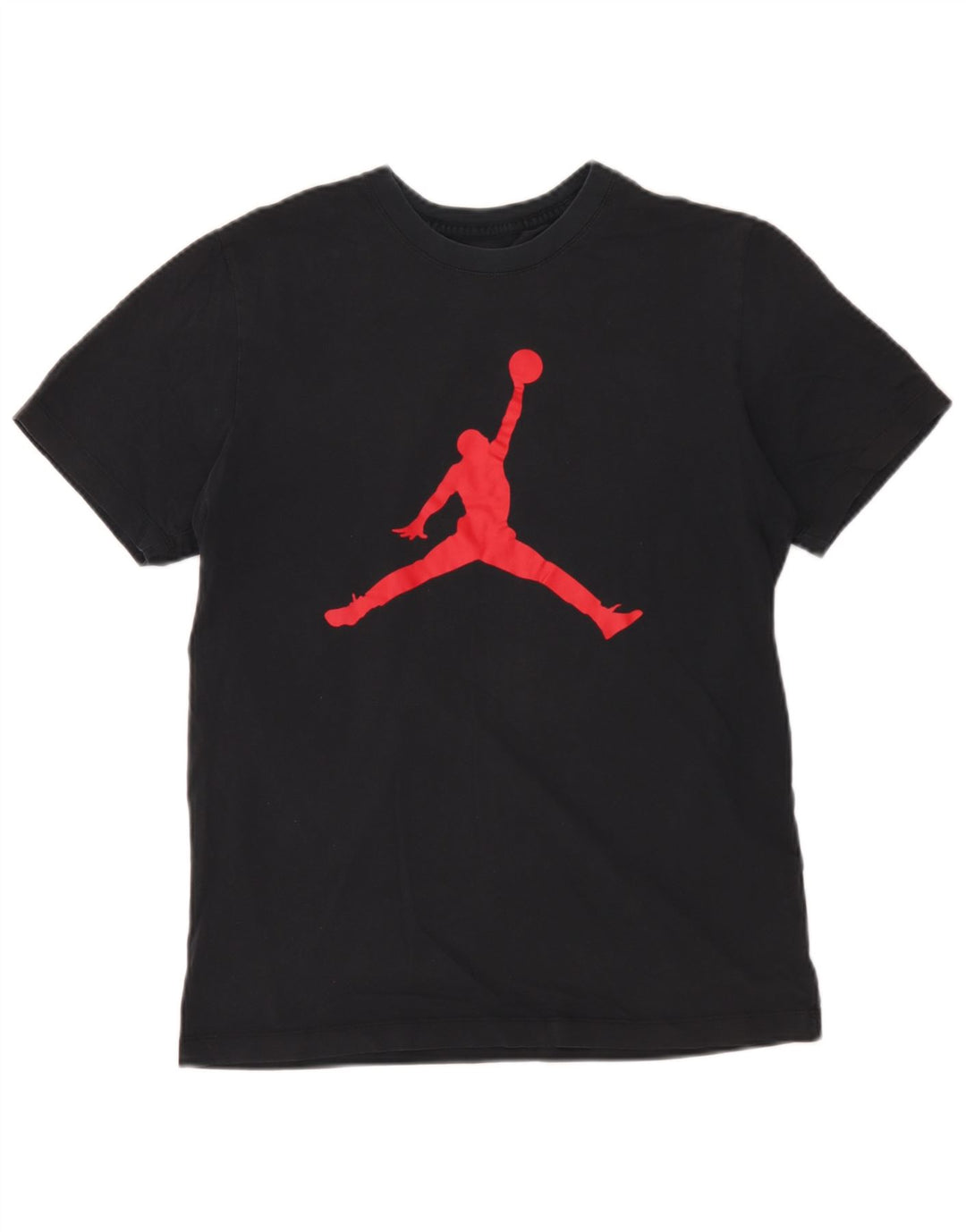 Jordan Camiseta masculina gráfica top pequeno algodão preto