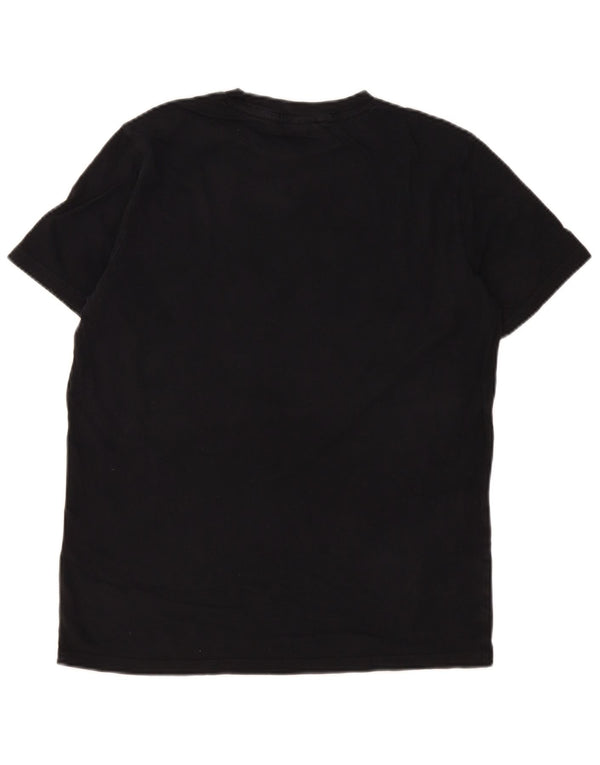 Camiseta gráfica masculina Champion de algodão preto médio