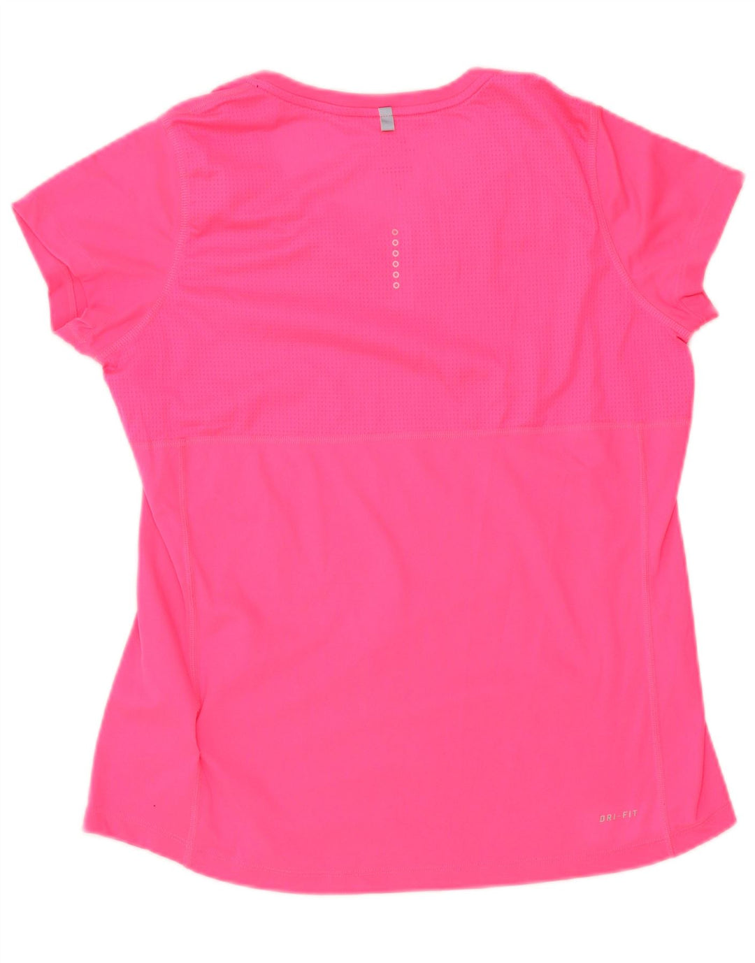 Camiseta feminina Nike Dri Fit Top UK 14 grande poliéster rosa