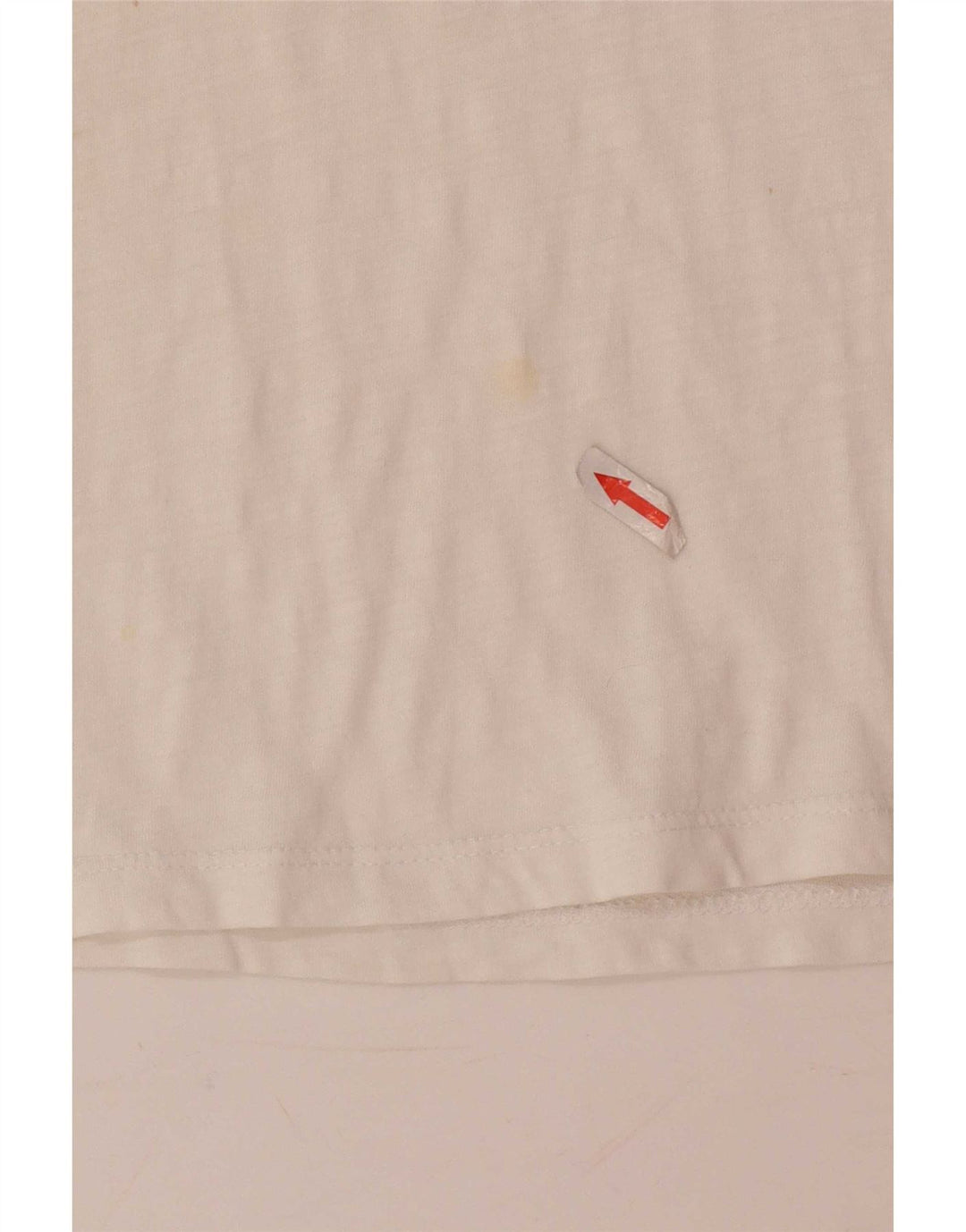 Camiseta feminina Levi's UK 14 médio algodão branco