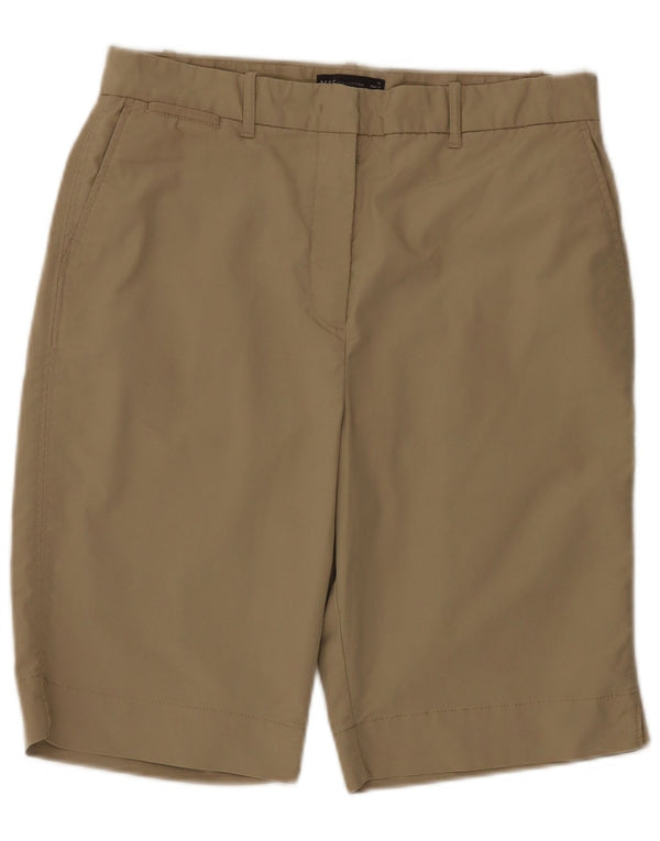 Shorts chino feminino Marks & Spencer Reino Unido 14 grande W32 algodão bege