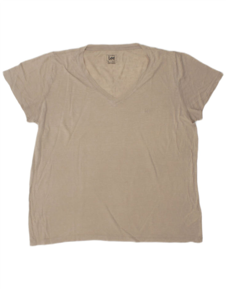 Camiseta masculina Lee Regular Fit Top XL Bege Lyocell