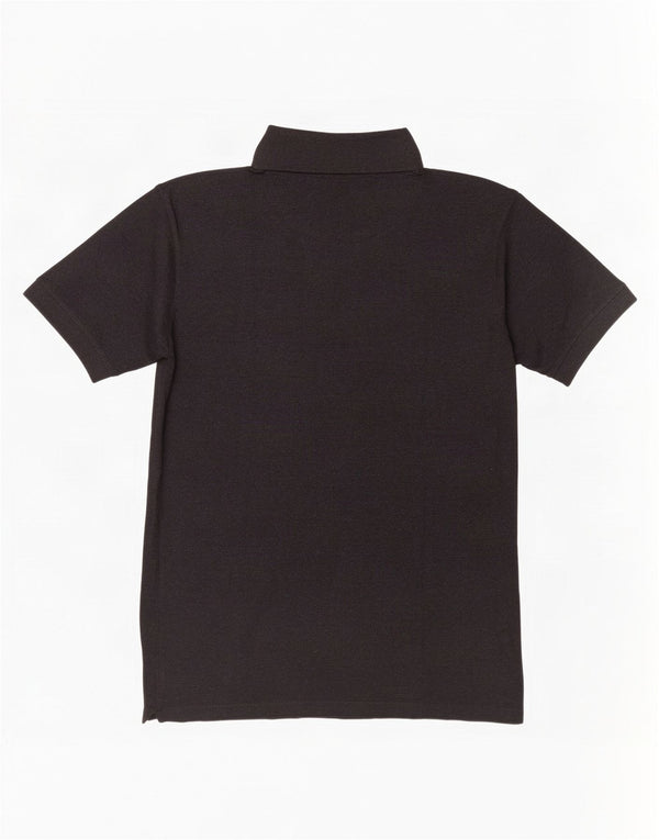 Camisa polo masculina Reebok grande algodão preto