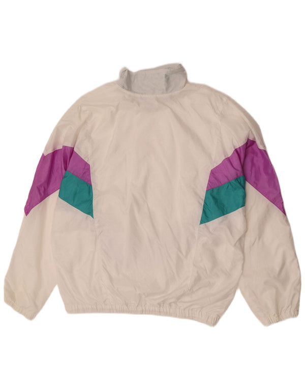 Pro revestimento superior do fato de treino dos homens do Ace grande fora da poliamida branca de Colourblock