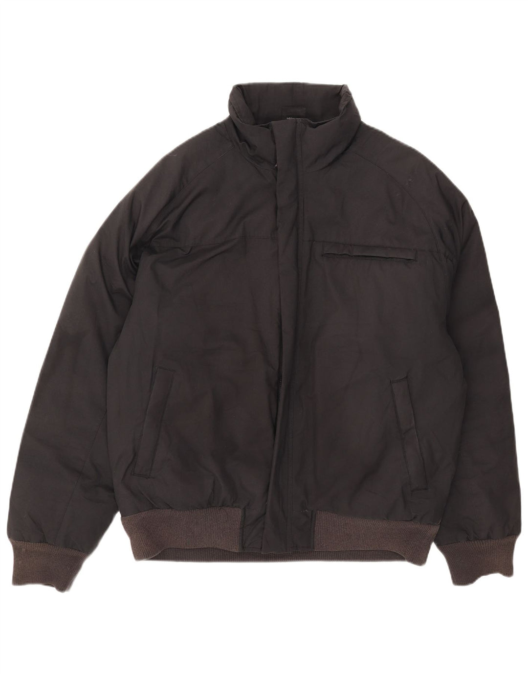 Adidas Mens Bomber Jacket UK 40 Grande Poliéster Preto